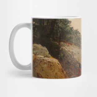 BY the sea pine tree Vintage Art Mug